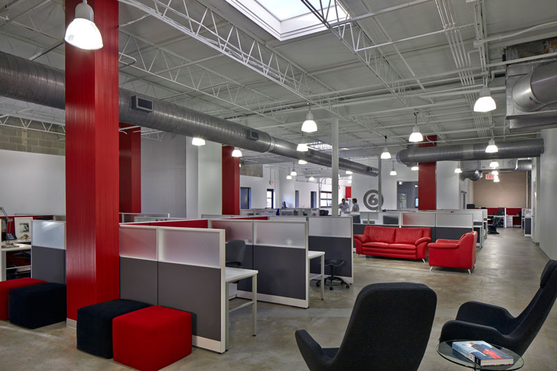 Loft Office Space Design – Planning Interiors, Inc.